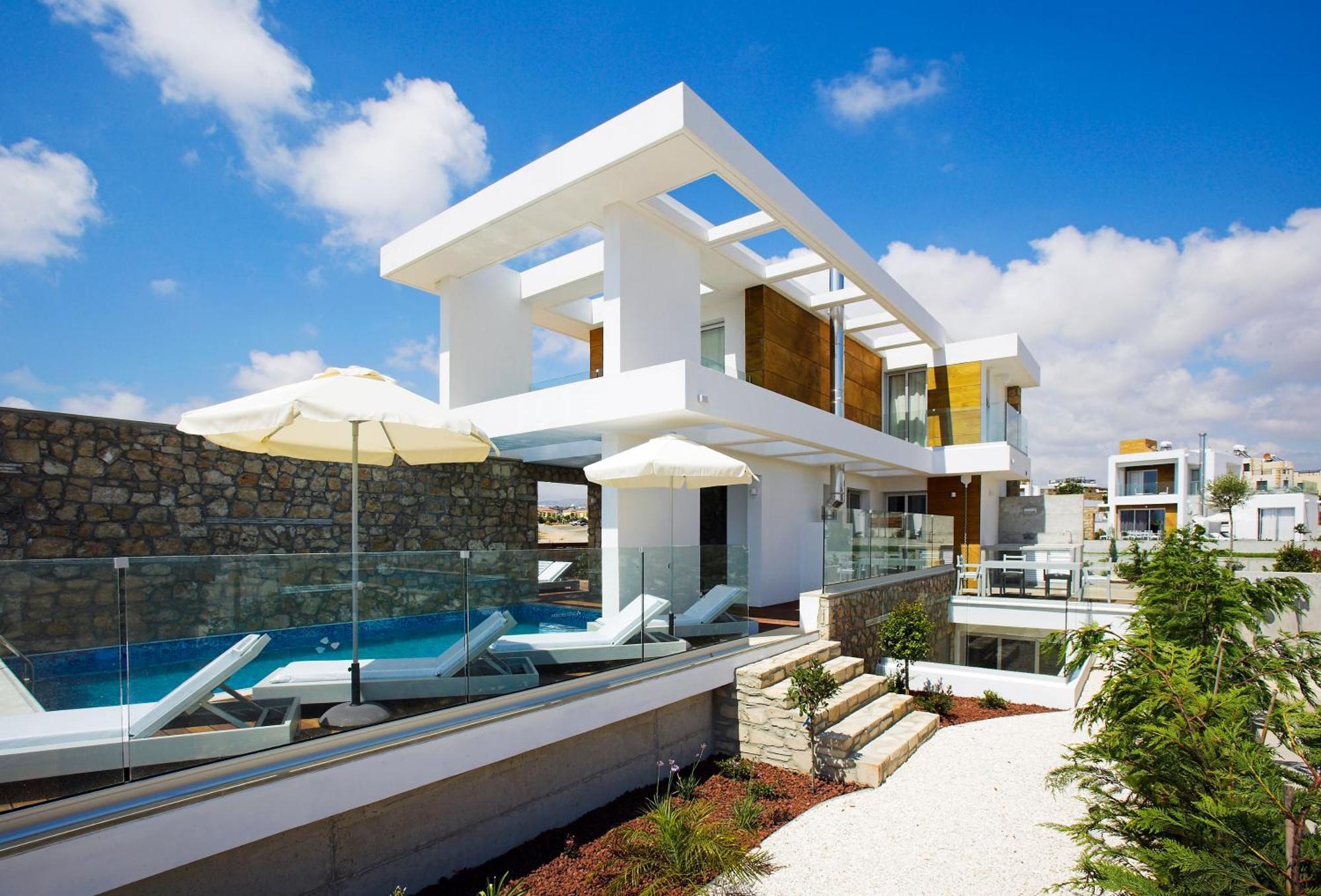 Paradise Cove Luxurious Beach Villas Paphos Eksteriør billede